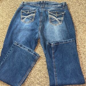 2X/$30 Wallflower Classic Blue Denim Jeans Size Plus 20